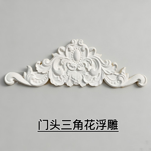 别墅装饰门头花浮雕金色成品欧式