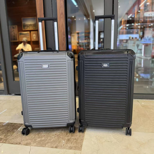 外贸原单加厚纯pc出口日本旅行箱可扩展学生行李箱24寸托运拉杆箱