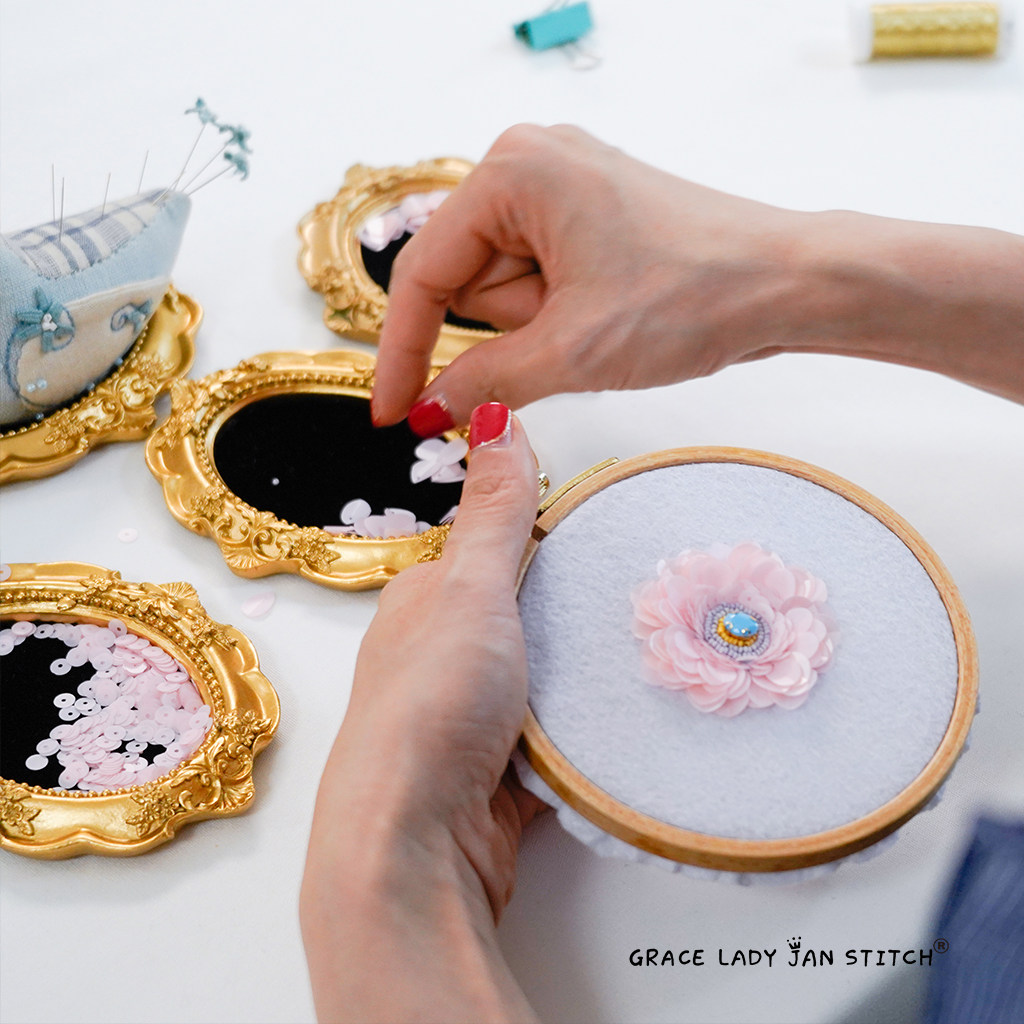 高级法式刺绣配件装珠用具装珠盘穿珠盘,居家布艺,缝纫DIY工具套装,淘宝优惠券,粉丝福利购,淘宝优惠卷