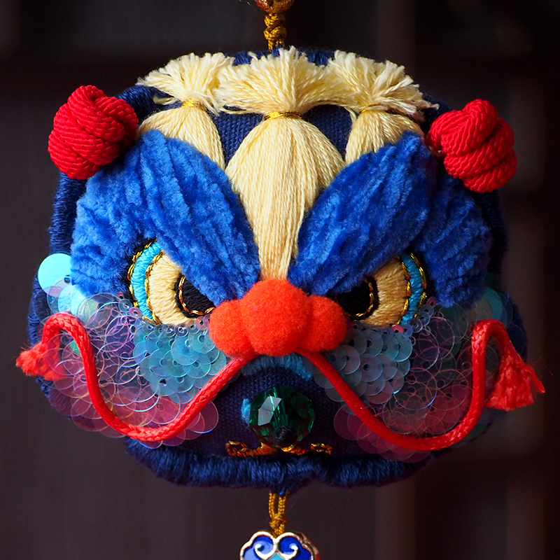 新年礼物手工车载车挂国潮国风