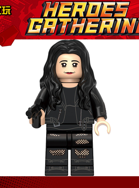 2024年人仔黑袍纠察队GH0589喜美子第三方男孩儿童拼装积木玩具