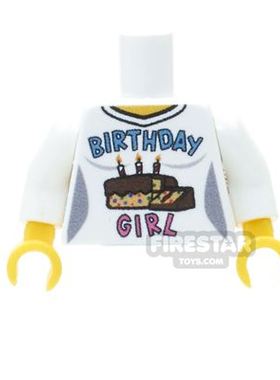 现货 Firestar FST 第三方人仔 女孩 生日快乐 印刷身体 创意积木