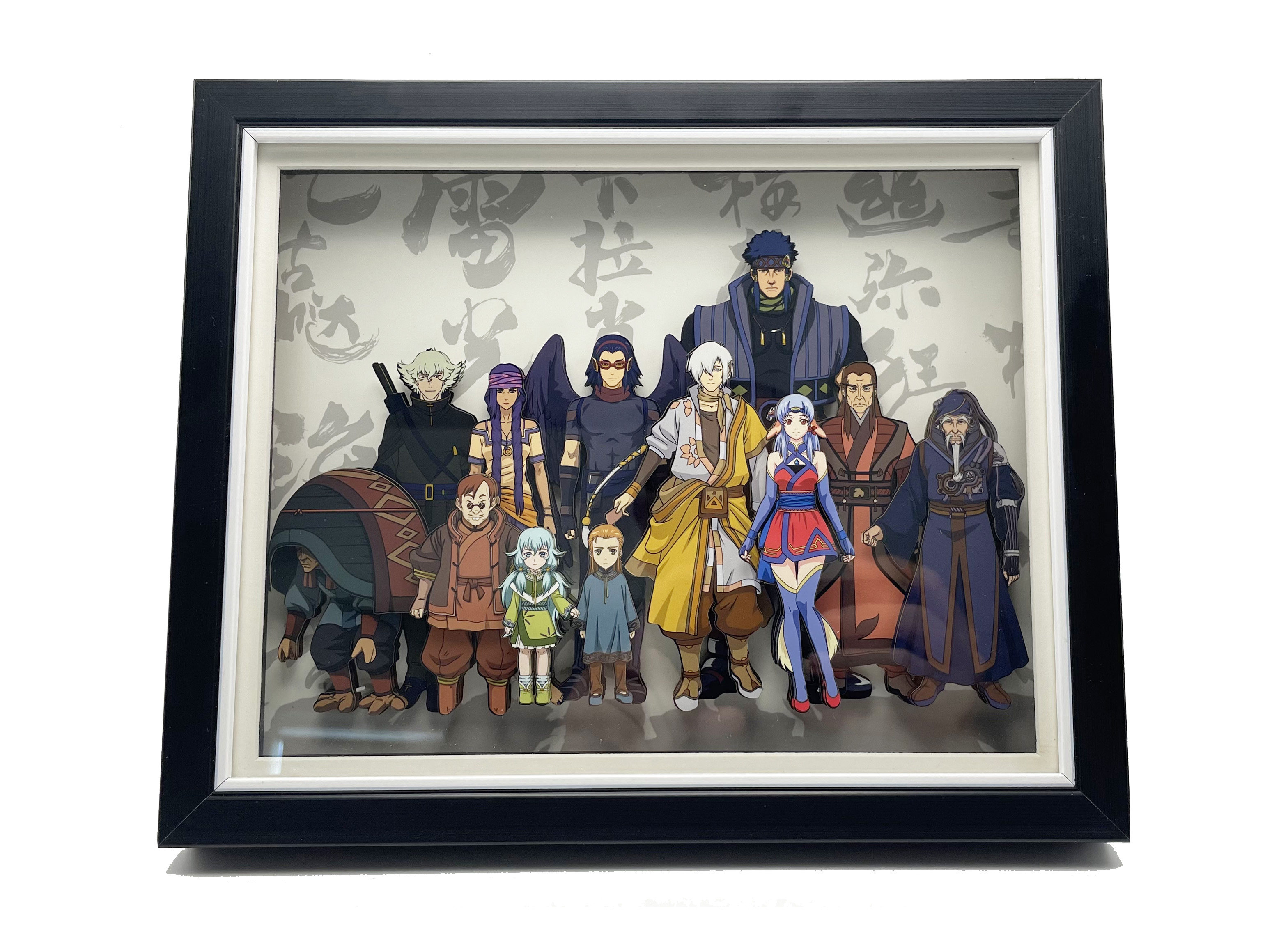 【魁拔官方】十二妖立体画