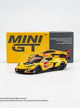 MiniGt  1:64 合金车模 雪佛兰 克尔维特 Z06 GT3.R #3#1168