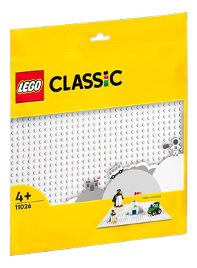 LEGO乐高白色小颗粒底板11026男女孩积木拼装礼物收藏玩具