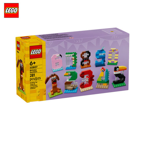 LEGO乐高40807生日数字