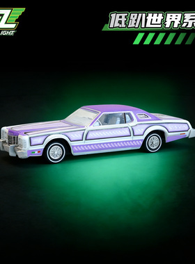 GreenLight绿光车模合金小车1/64低趴世界雷鸟低趴车迈克尔特别版