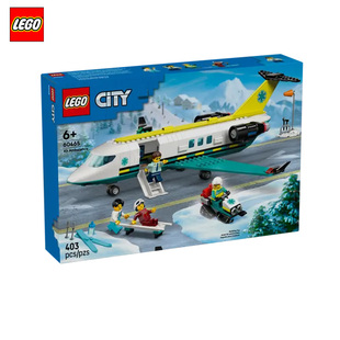 LEGO乐高60465城市大型车辆航空医疗救援飞机男孩拼装玩具