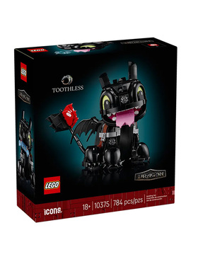LEGO乐高 10375 ICONS 驯龙高手：没牙仔儿童拼搭积木玩具