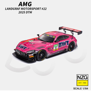【全款预售】KILO 1:64 奔驰 AMG GT3 粉红双拼色 合金汽车模型