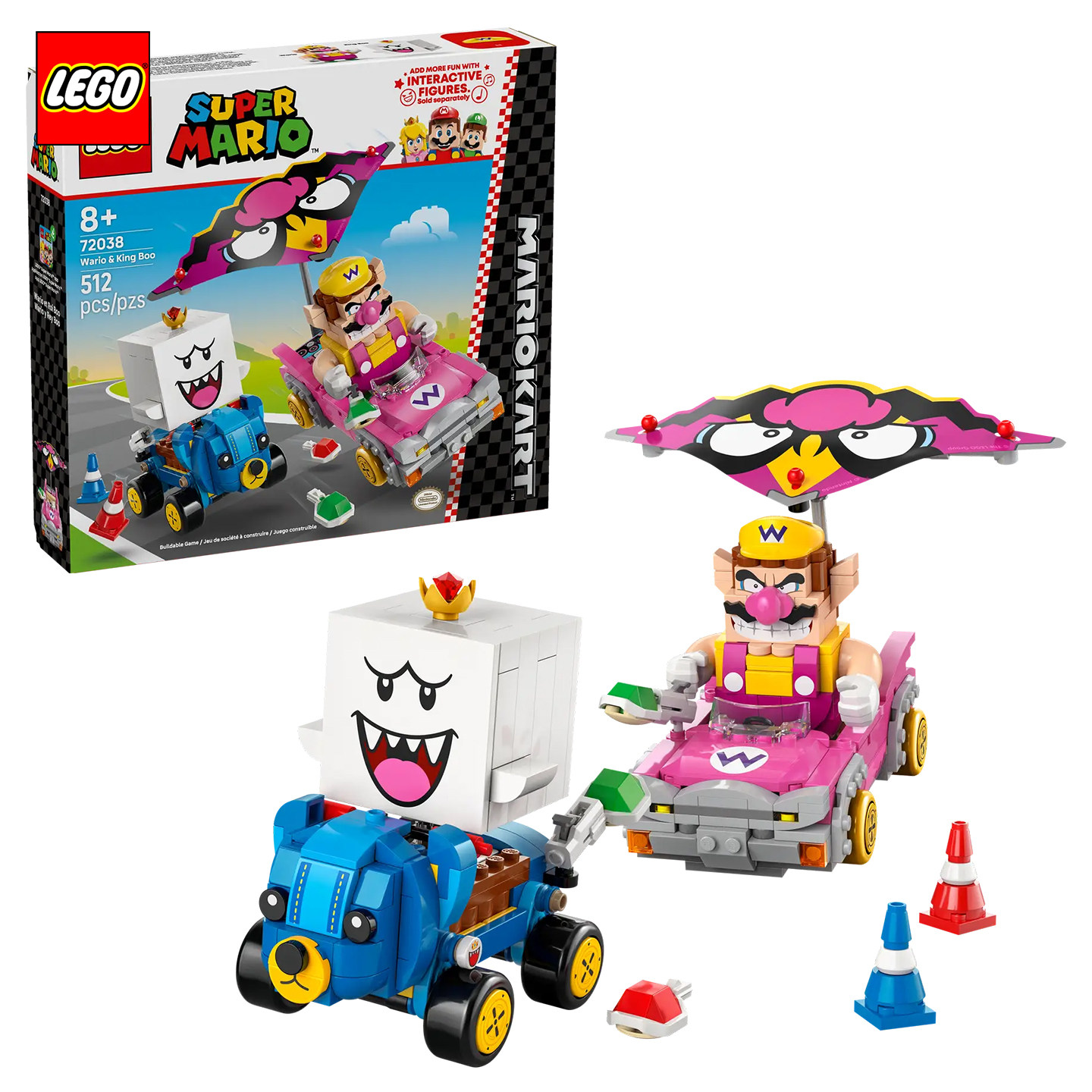 LEGO乐高超级马里奥72038瓦力欧和害羞幽灵王拼装积木礼物玩具