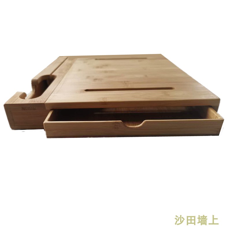竹面板长方形砧板案板水果切板日式面包切板镂空盘切盘吐司组合