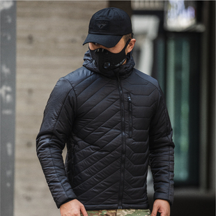 名鹏隐忍户外轻量保暖战术棉衣防泼水防寒登山通勤冲锋衣外套夹克