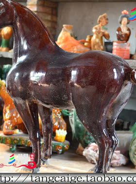 商务办公室客厅礼物洛阳陶瓷马