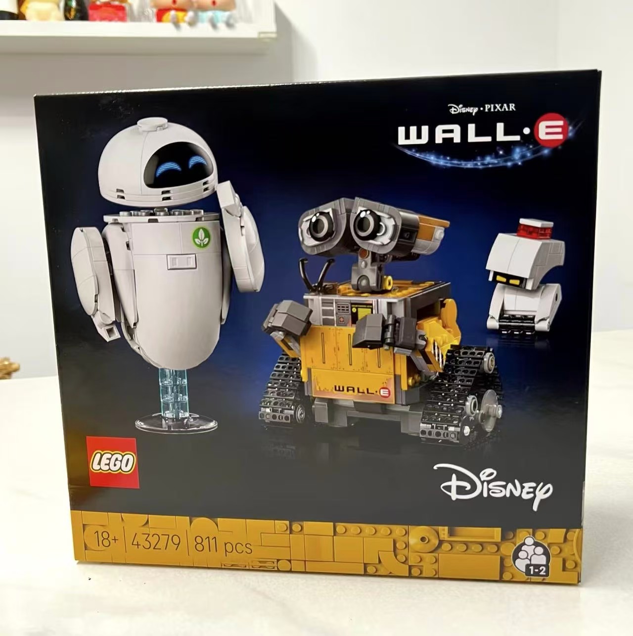 LEGO/乐高43279瓦力和伊娃机器人总动员2025年新款迪士尼拼搭积木