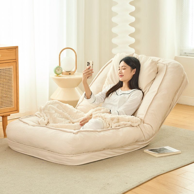 沙发床懒人沙发狗窝人类可躺可睡榻榻米客厅卧室单人小沙发椅网红