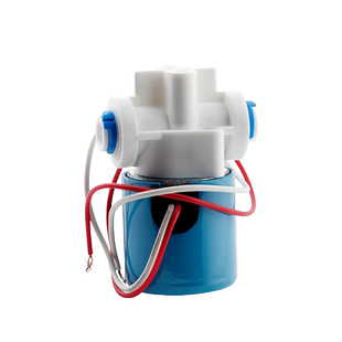 24V纯水机进水电磁阀净水器2分3分快接减压阀废水比高压低压开关