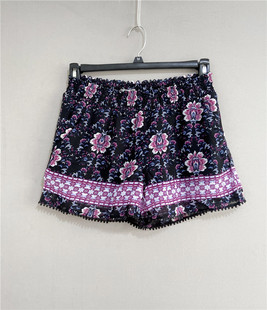 ce女装 chiffon 高腰雪纺短裤 两件套有大码 pants 内裤 美单mauri