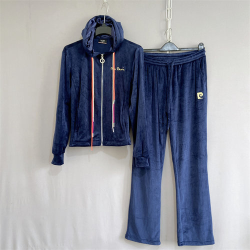 大码女装连帽卫衣运动服两件套