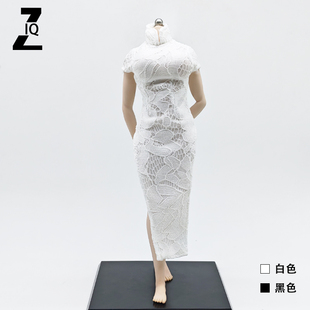 1/6女兵人蕾丝旗袍6分BJD娃娃衣服30CM模型素体长裙手办服装现货