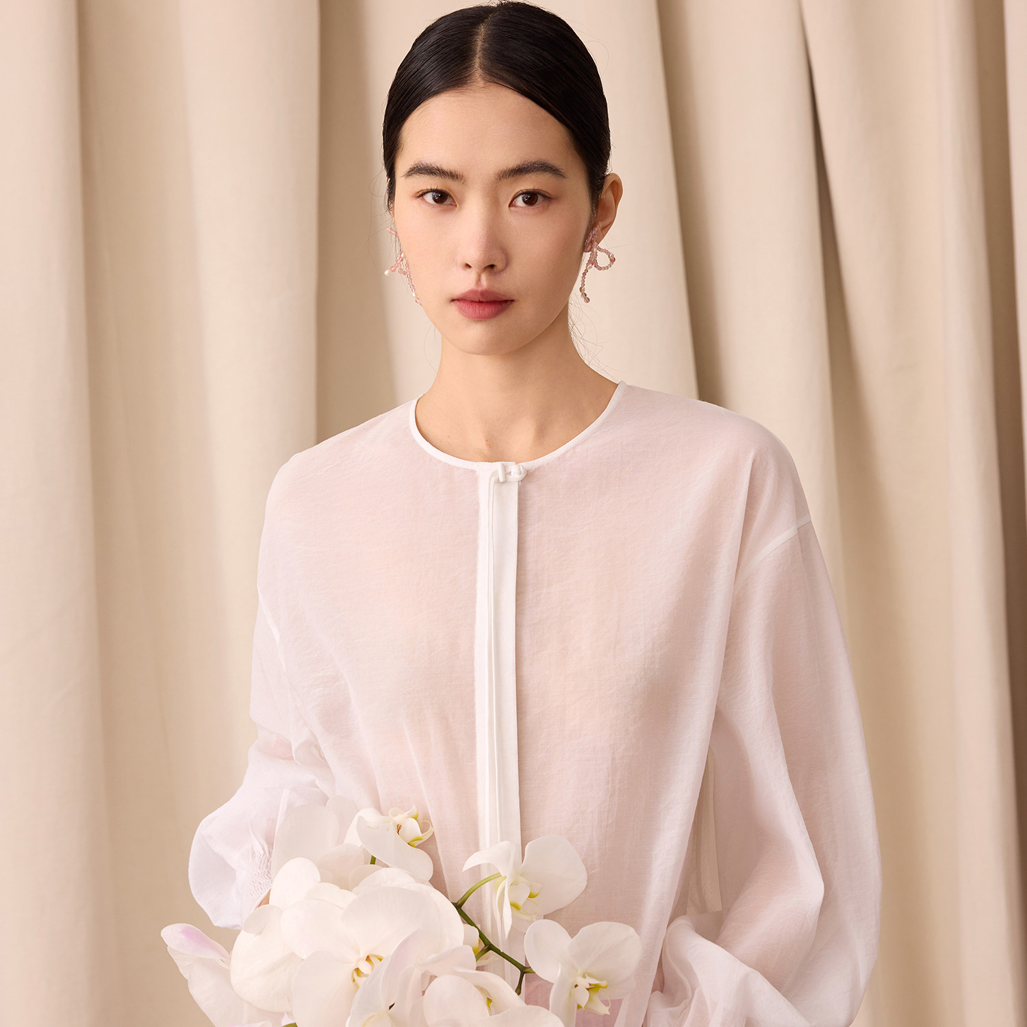 如意连云【婉皎】新年款非遗打揽缩褶肌理感衬衫女新中式盘扣上衣,女装/女士精品,衬衫,淘宝优惠券,粉丝福利购,淘宝优惠卷