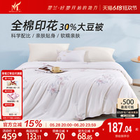 夢(mèng)蘭全棉大豆加厚冬被抗菌被芯