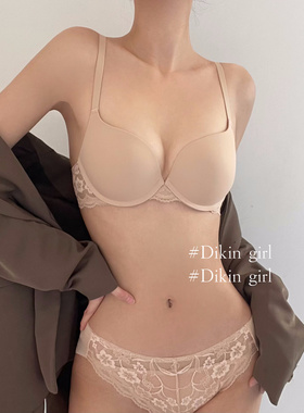 内衣女聚拢小胸防下垂无痕bro性感胸罩无痕文胸套装蕾丝新款爆款