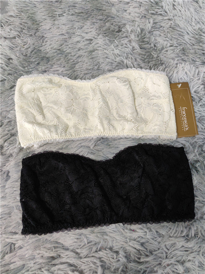 外贸蕾丝薄款内衣女夏短款黑色内搭抹胸无肩带打底防走光鱼骨上衣,女士内衣/男士内衣/家居服,抹胸,淘宝优惠券,粉丝福利购,淘宝优惠卷