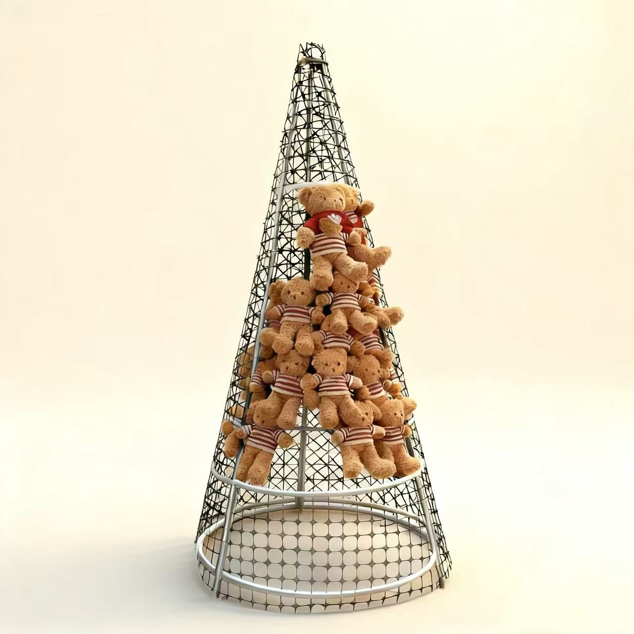 歪脖子铁管框架圣诞树支持定制