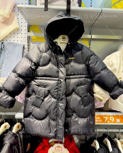 特小黄鸭女童羽绒服白鸭绒中长加厚保暖淑女甜美外套5616525童装