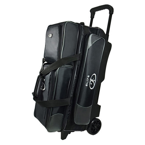 ELITE品牌专业保龄球拉杆三球袋