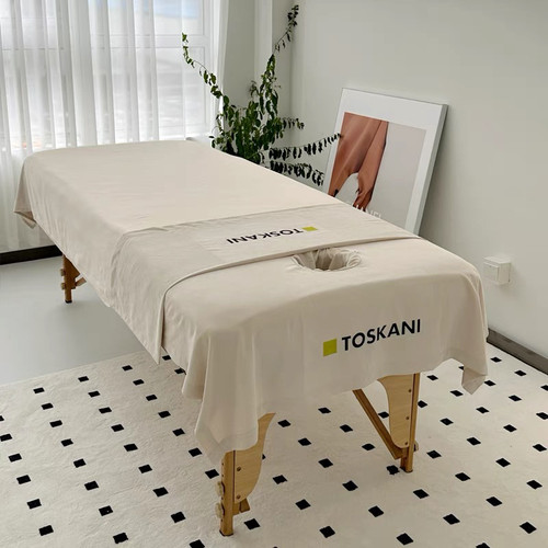 美容院专用开洞床单床罩身体隔脏被套一客一用好洗好干定制logo