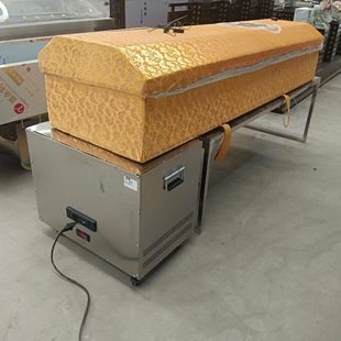 新款一次性冰棺制冷机风冷机殡葬纸棺用纯铜管殡葬遗体防腐冷冻器