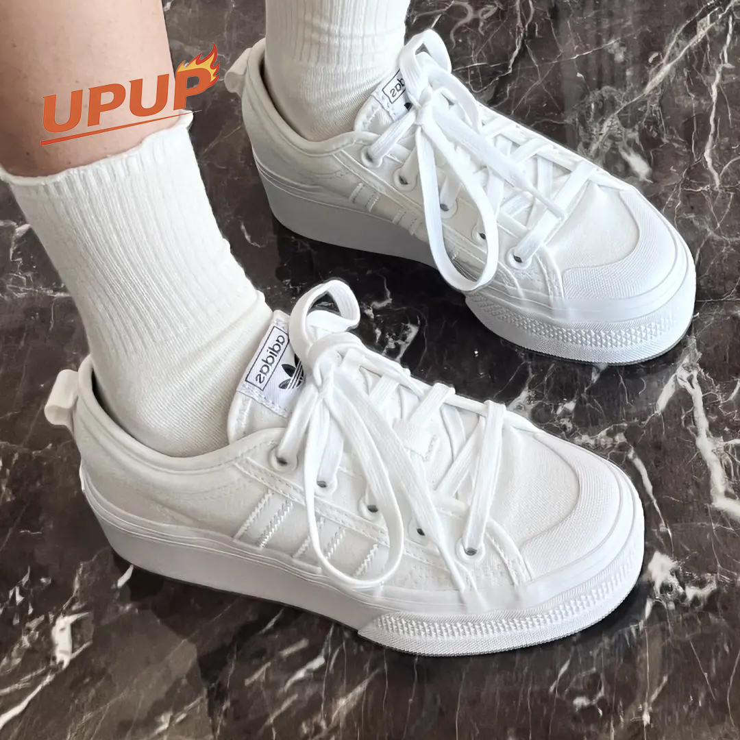 AdidasNizzaPlatform帆布鞋女
