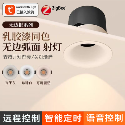 涂鸦智能射灯手机APP调光筒灯