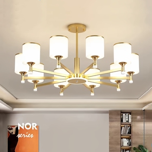 客厅吊灯水晶现代简约餐厅卧室轻奢主灯具家用大气高级感2024新款