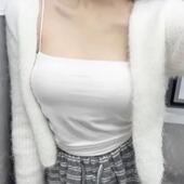 韩国东大门软糯舒适纯欲超嗲粉色慵懒风毛毛针织开衫 外套