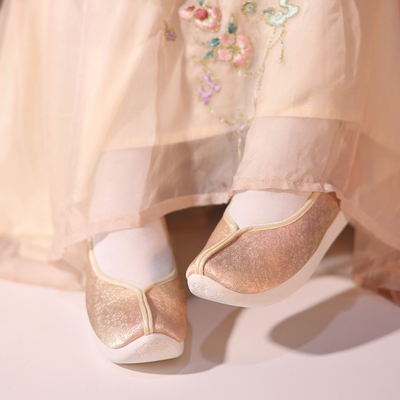 云河千色x江南朱记联名款【珠星璧月彩云中】登云履内增高汉服鞋