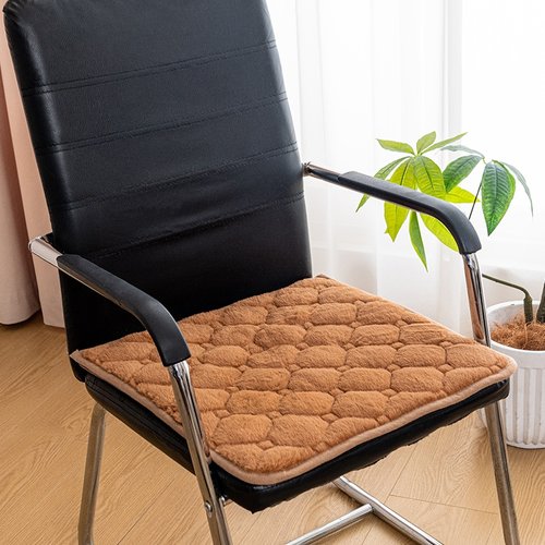 冬季保暖加厚坐垫毛绒保暖简约