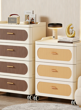 65/75CM宽加厚抽屉式收纳柜家用客厅五斗柜卧室储物柜多层置物柜