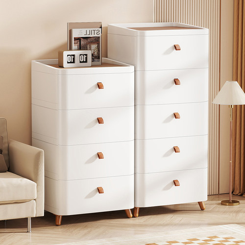 加深收纳柜子储物柜抽屉式置物柜家用日式五斗柜加厚卧室床头柜子