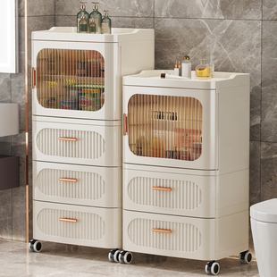 家用卫生间置物架厨房多层缝隙储物柜 42面宽夹缝收纳柜抽屉式