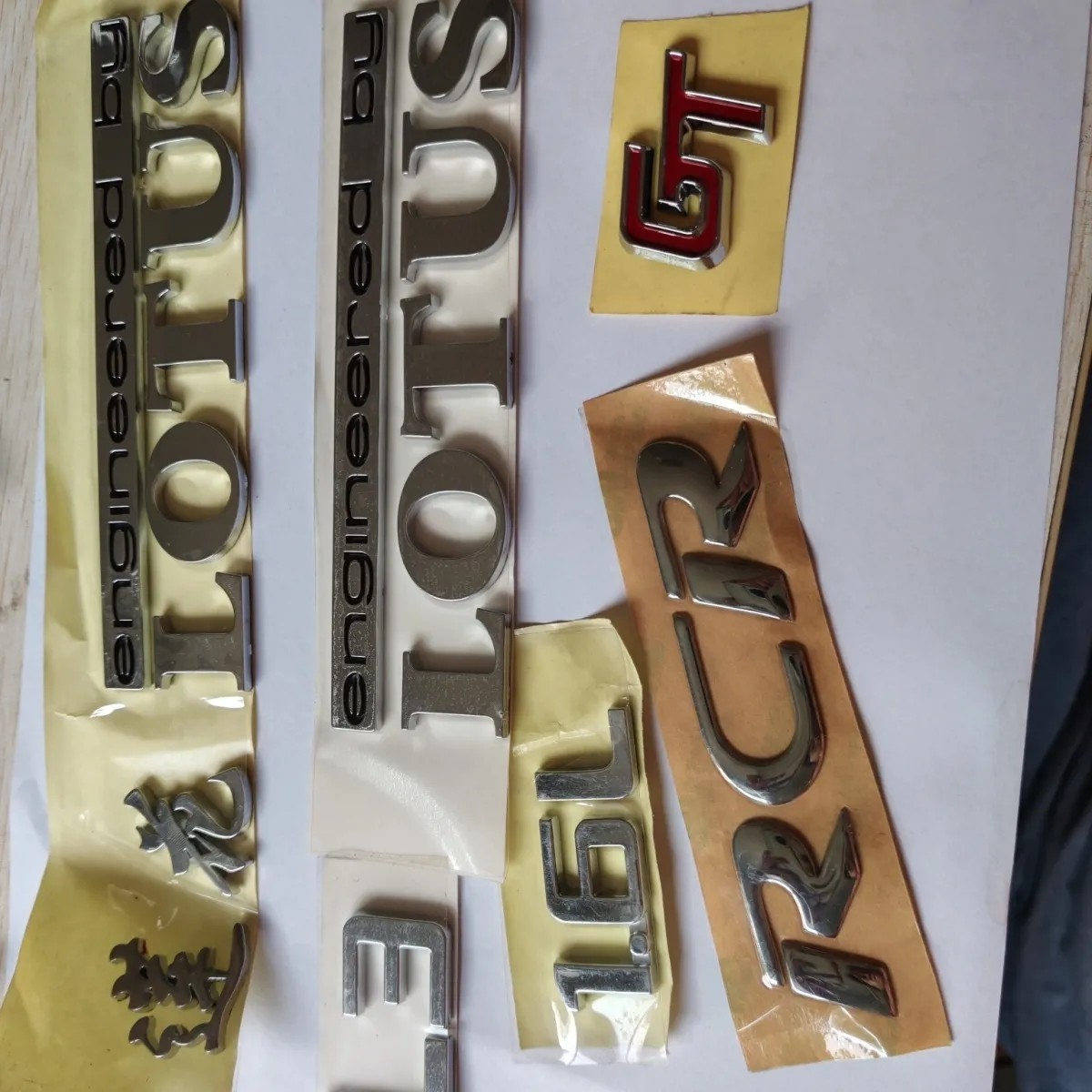 青年莲花L3L5原装正厂后字标牌车标车贴莲花 RCR L3 GT LOTUS 1.6