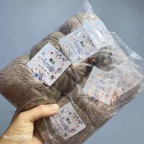 Little Xin Nana Mo Bycolic Wrief с шерстяной и кашемировой нитью мягкая и удобная без пирсинга вживую взрывную модель N20