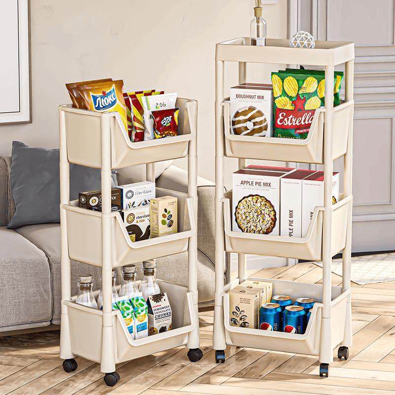 移动书架置物架落地多层带轮客厅卧室宿舍小书柜小推车收纳架,收纳整理,整理架/置物架/收纳架,淘宝优惠券,粉丝福利购,淘宝优惠卷