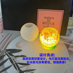 大圆球DIY滴胶模具台式桌面灯星球干花标本磨具夜灯硅胶跨境认证