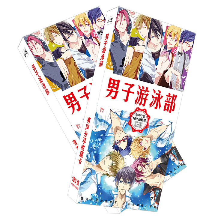 FREE！男子游泳俱乐部 动漫分享明信片周边款式随机