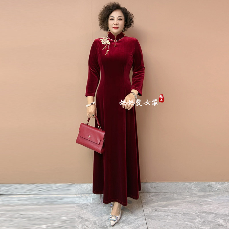 高品质！新中式国风妈妈婚宴礼服