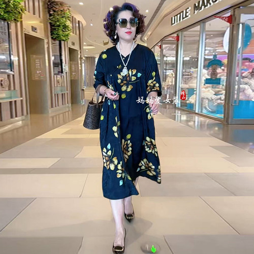 高品质！阔太太大码200斤连衣裙