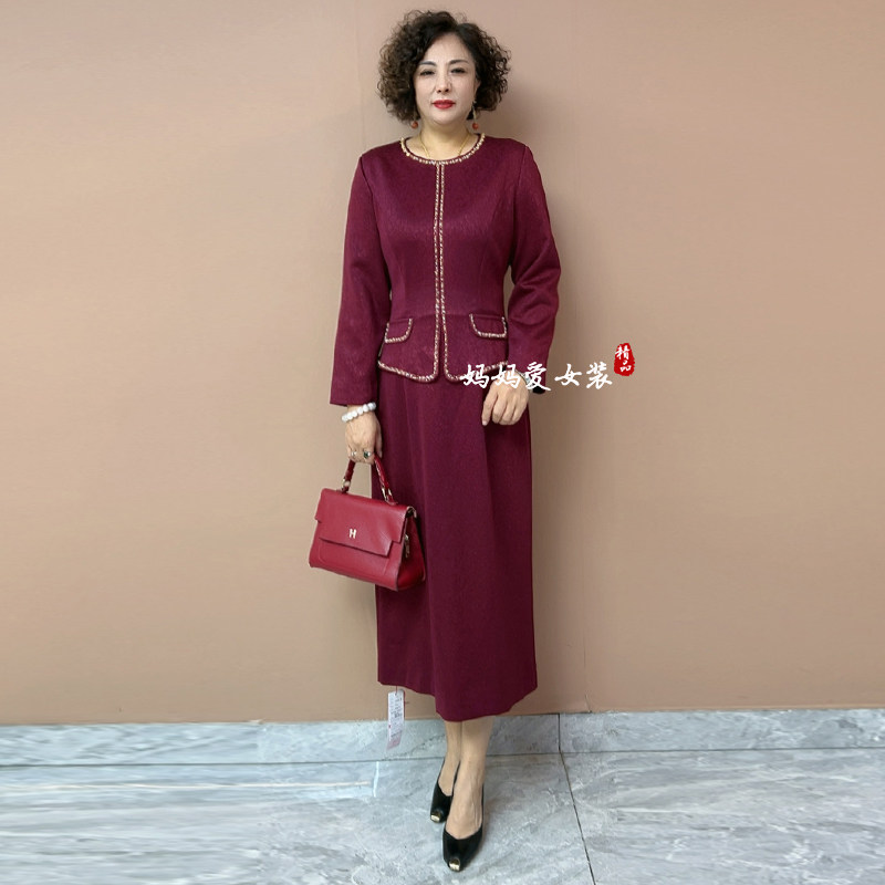 高品质！喜婆婆婚宴礼服连衣裙
